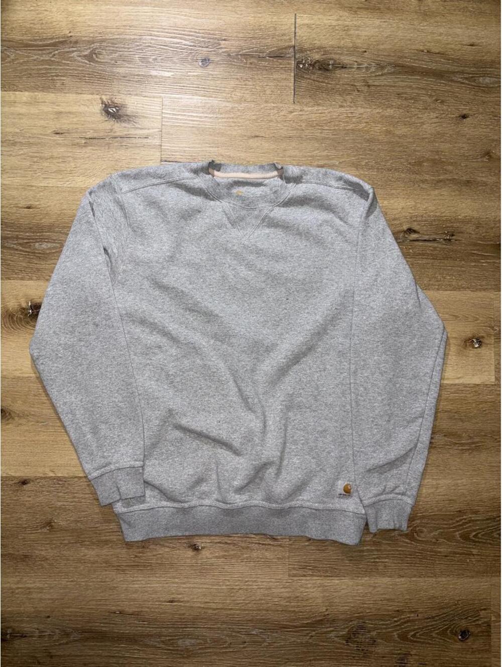 Men’s Carhartt Gray Original Fit Crewneck Sweatshirt Size M